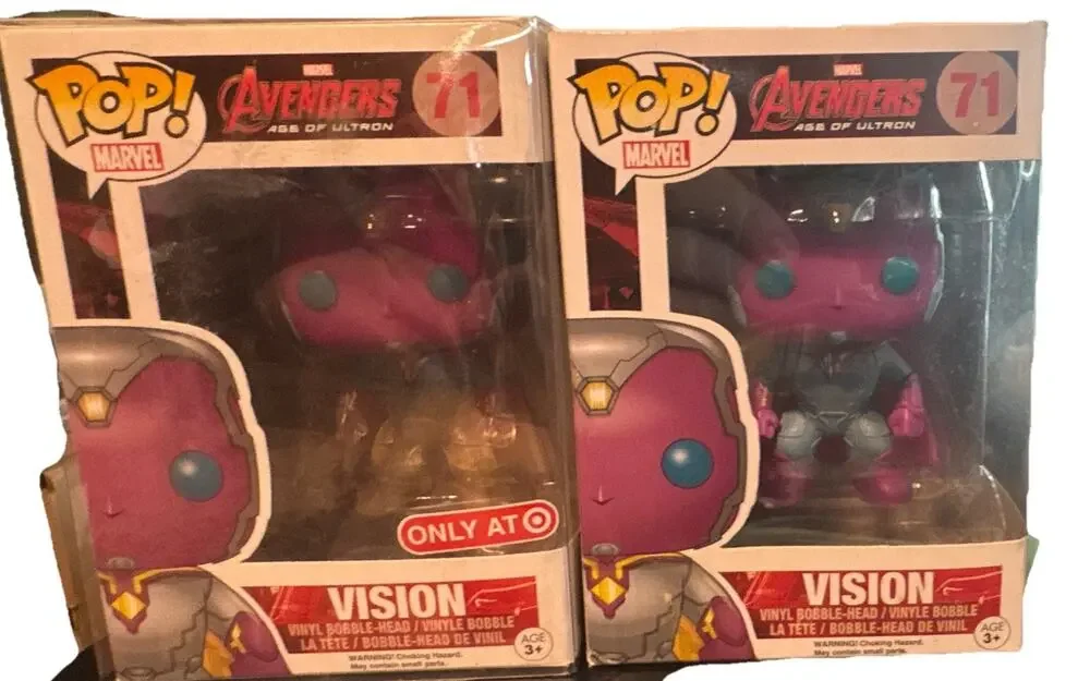 Funko Pop! Marvel Avengers: AoU Vision #71 Target Exclusive & Regular Variant